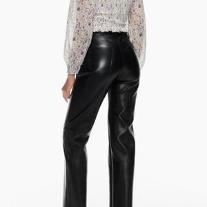 Aritzia Black Straight Leg Pants